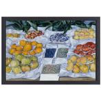 Fruit weergegeven op een standaard - Gustave Caillebotte can, Huis en Inrichting, Woonaccessoires | Wanddecoraties, Nieuw, Verzenden