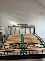 Smeed ijzeren Hemelbed, Ophalen, Overige materialen, Zwart, 180 cm