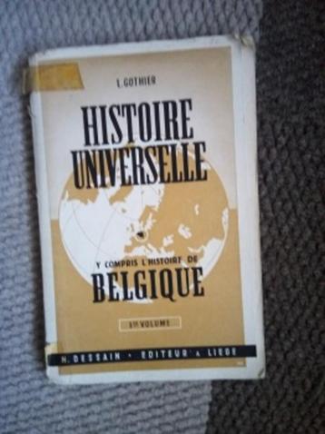Histoire Universelle  et Belgique  Gothier  beschikbaar voor biedingen