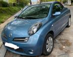 Nissan micra C+C 1.6 160SR, Autos, Cuir et Tissu, Bleu, Toit ouvrant, Achat