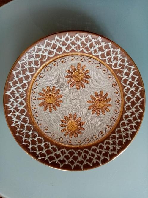 Fratelli Fanciullaci 50/60s 31cm Italiaanse keramische plaat, Antiek en Kunst, Antiek | Keramiek en Aardewerk, Ophalen of Verzenden