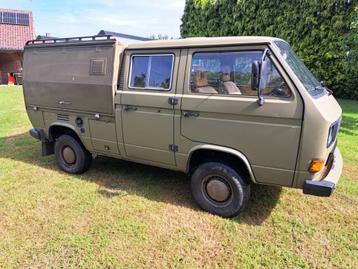 Volkswagen T3 Syncro, Auto's, Beige, 4 cilinders, Handgeschakeld, Vierwielaandrijving