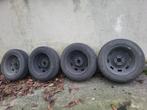 4 pneus hiver UNIROYAL sur jantes 185/65 R15 88T, Auto-onderdelen, Banden en Velgen, Ophalen, 15 inch, Band(en), 185 mm