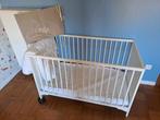 Babybedje + matras + toebehoren, Kinderen en Baby's, Ophalen, Zo goed als nieuw, Minder dan 140 cm, Matras