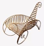 Chaise design Fauteuil baroque Chaise Spine d'après André DU, Maison & Meubles, Comme neuf, Enlèvement, Métal