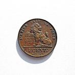 Zeer mooie munt van 1 cent 1907 Fra Albert I, Brons, Verzenden, Zilver, Losse munt