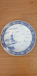 Grand plat Delft - Diamètre 41 cm, Antiquités & Art, Enlèvement