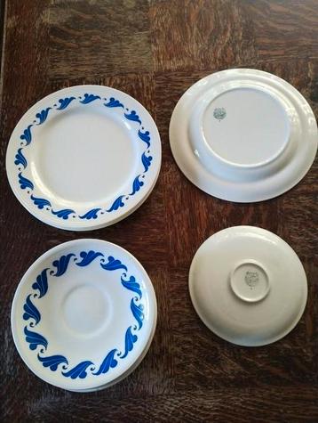 Boch blauw wit servies bordjes schoteltjes beschikbaar voor biedingen