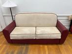 Vintage converteerbare bank LA MAISON DU CONVERTIBLE, Huis en Inrichting, Zetels | Zetels, Ophalen, Gebruikt, 150 tot 200 cm, Tweepersoons