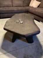 Salontafel in zwart gebrande eik, Huis en Inrichting, Tafels | Sidetables, Ophalen, Eikenhout, Nieuw, 150 tot 200 cm