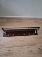Vintage wandkapstok '60/'70 met hoedenplank,nette staat, Huis en Inrichting, Woonaccessoires | Kapstokken, Wandkapstok, Gebruikt