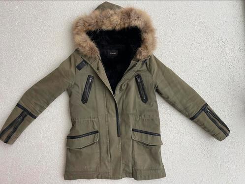 Maje superwarme winterjas, Kleding | Dames, Jassen | Winter, Zo goed als nieuw, Maat 34 (XS) of kleiner, Groen, Ophalen