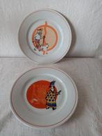 Paire d'assiette  collection porcelaine Tintin/Hergé 19/20cm, Enlèvement ou Envoi