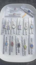 Italian charm bracelet horloge Uberry 9mm 18 schakels NIEUW, Staal, Nieuw, Ophalen of Verzenden, Met strass