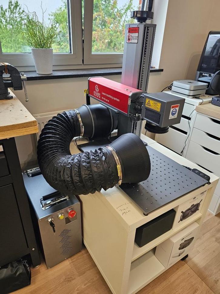 100 Watt MOPA M7 JPT Fiberlaser goudsmid laseren graveren, Hobby en Vrije tijd, Overige Hobby en Vrije tijd, Zo goed als nieuw