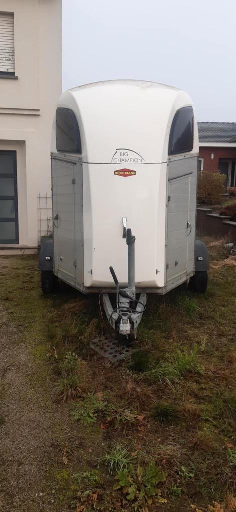 Bockmann Big Champion paardentrailer 2015!, Animaux & Accessoires, Chevaux & Poneys | Semi-remorques & Remorques, Utilisé, Remorque 2 chevaux