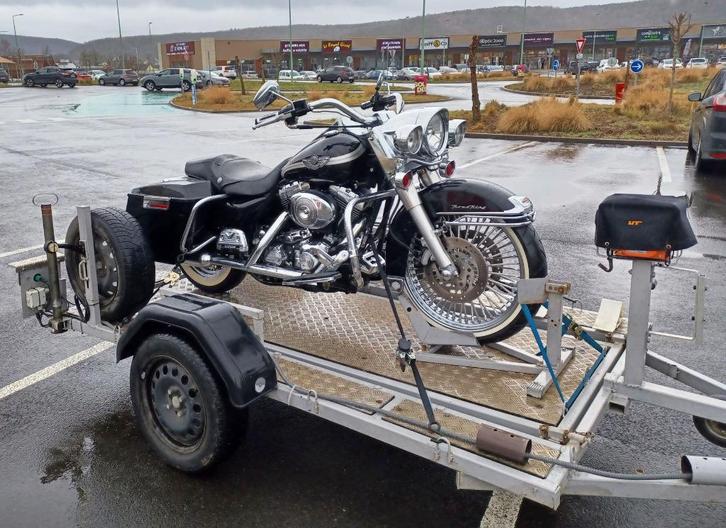 Location Remorque Moto à Chargement au Sol, Motoren, Accessoires | Overige, Zo goed als nieuw, Ophalen