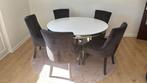 Table et 5 chaises a vendre, Huis en Inrichting, Tafels | Eettafels, Ophalen, Gebruikt, 100 tot 150 cm