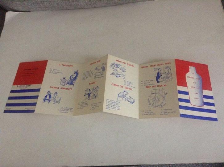 Cinzano Congo belge avec pastiche Tintin, Verzamelen, Overige Verzamelen, Gebruikt, Ophalen of Verzenden