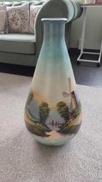 Vase en verre peint, Antiquités & Art, Antiquités | Vases, Enlèvement