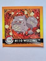 Pokemon Stickers artbox 1999/ Weezing #110 editie 1, Hobby en Vrije tijd, Verzamelkaartspellen | Pokémon, Nieuw, Booster, Verzenden