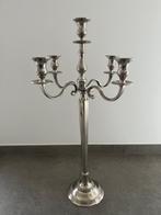 WONEN - kandelaar 5-Arm Klassiek Zilver, Comme neuf, Chandelier, 75 cm ou plus, Enlèvement