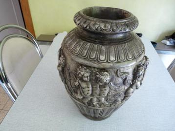 Vase Vintage - plâtre recouvert, Enlèvement ou Envoi