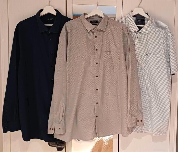 3 kwaliteits hemden 49/50, Vêtements | Hommes, Grandes tailles, Chemise, Chemise, Enlèvement ou Envoi
