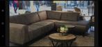Suede hoeksalon in *** perfecte staat ***, Huis en Inrichting, Ophalen, Nieuw, Overige maten, Hoekbank
