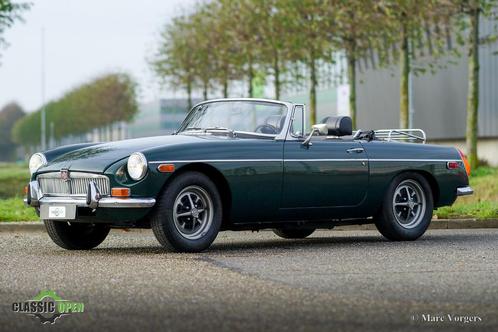 MG MGB, Auto's, MG, Bedrijf, B, Benzine, Cabriolet, Handgeschakeld, Groen, Zwart