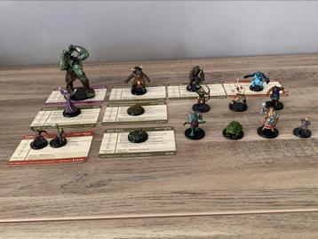 Lot de 16 Figurines Dungeons & Dragons D&D miniatures 
