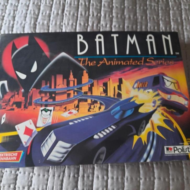 BATMAN * POLISTIL RACEBAAN zgan. ZEER ZELDZAAM !, Verzamelen, Speelgoed, Zo goed als nieuw, Ophalen
