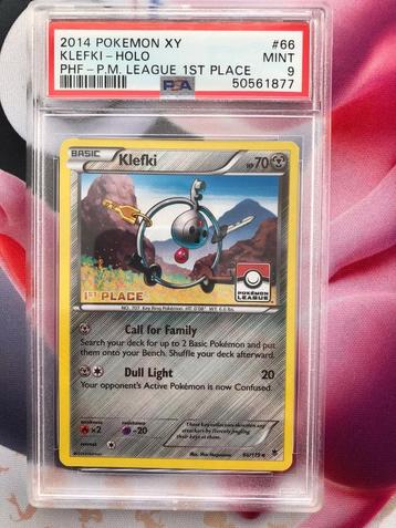 Pokemon Klefki 1st Place Phantom Forces XY Promo PSA 9 beschikbaar voor biedingen