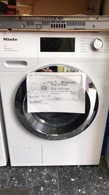 Lave-linge séchante ⚡️ MIELE WTI 370 WPM ‼️ promo -500€🔥 beschikbaar voor biedingen