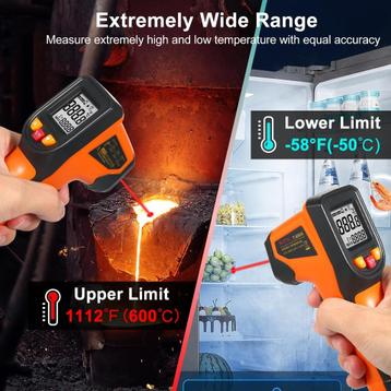 Nauwkeurige temperatuurmeting:  infraroodthermometer +600 beschikbaar voor biedingen