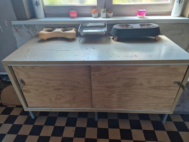 Kattenbak kast, Dieren en Toebehoren, Katten-accessoires, Zo goed als nieuw, Ophalen