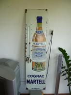 EMAILLE THERMOMETER"MARTELL COGNAC"UIT JAREN 30/40, Verzamelen, Merken en Reclamevoorwerpen, Ophalen, Gebruikt, Reclamebord