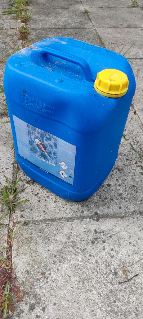 Bidon de 20l en plastique dur à donner., Diversen, Overige Diversen, Gebruikt, Ophalen