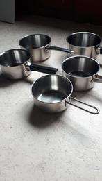 Kwalitateve steelpannetjes  niet voor inductie, Huis en Inrichting, Ophalen, Zo goed als nieuw