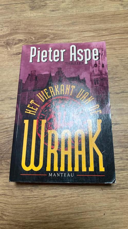 Pieter Aspe - Het vierkant van de wraak, Boeken, Thrillers, Zo goed als nieuw, Ophalen of Verzenden