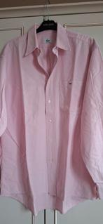 Chemise LACOSTE, coloris rose, T 41, Ophalen of Verzenden, Zo goed als nieuw, Lacoste