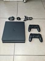 Sony Playstation 4 Slim - 2 Controllers, Games en Spelcomputers, Spelcomputers | Sony PlayStation 4, Ophalen, Zo goed als nieuw
