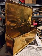 Vintage metalen geslegen krantenbak, Huis en Inrichting, Ophalen of Verzenden