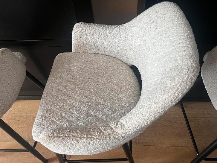 3 barkrukken, Huis en Inrichting, Fauteuils, Zo goed als nieuw, Metaal, Ophalen