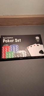 Poker set nooit gebruikt met alle toebehoren, Hobby en Vrije tijd, Ophalen of Verzenden