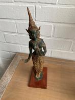 Teppanom bronzen beeld / Thaise danseres brons, Antiek en Kunst, Antiek | Brons en Koper, Ophalen of Verzenden, Brons