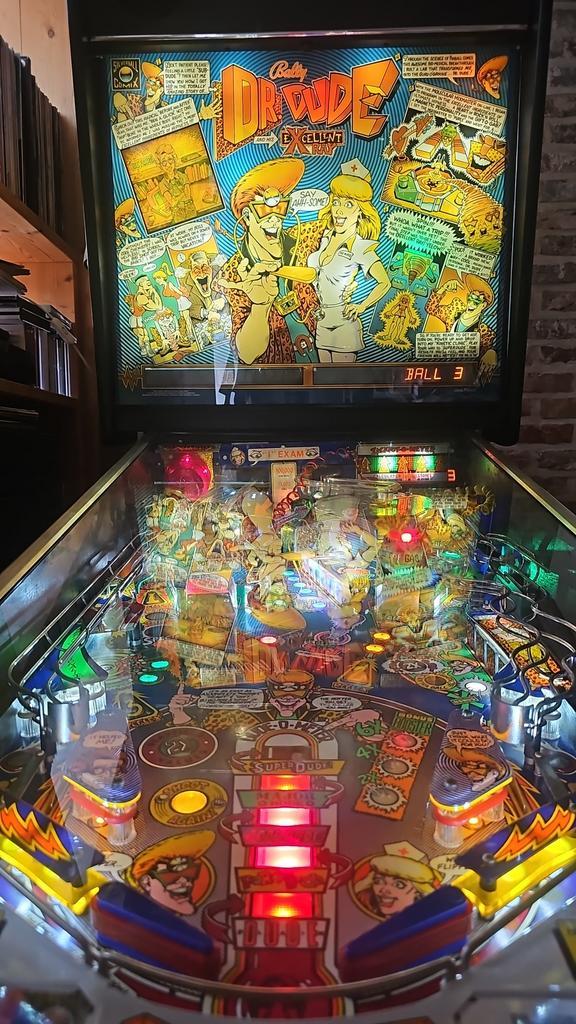 DR DUDE FLIPPERKAST, Verzamelen, Automaten | Flipperkasten, Zo goed als nieuw, Flipperkast, Bally, Ophalen
