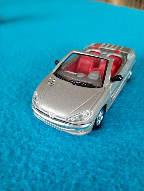 Peugeot 206 cc, Hobby & Loisirs créatifs, Voitures miniatures | 1:43, Comme neuf, Solido, Enlèvement ou Envoi
