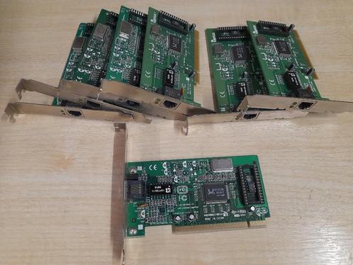 aantal Ethernet kaarten, Computers en Software, Netwerkkaarten, Gebruikt, Intern, Ophalen of Verzenden