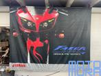 Originele YAMAHA Dealer vlag voor de FAZER 1000 model 2001 -, Ophalen of Verzenden, Zo goed als nieuw